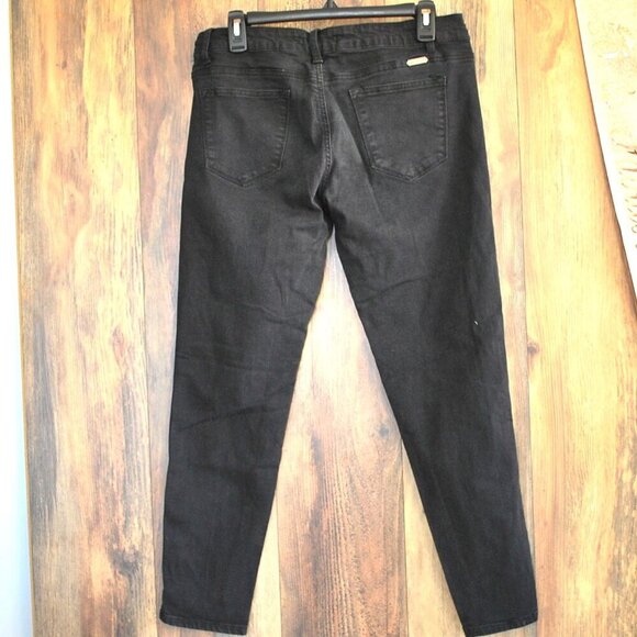 KanCan Womens Distressed Black Jeans W13 30 Estilo 5217 - Picture 5 of 7